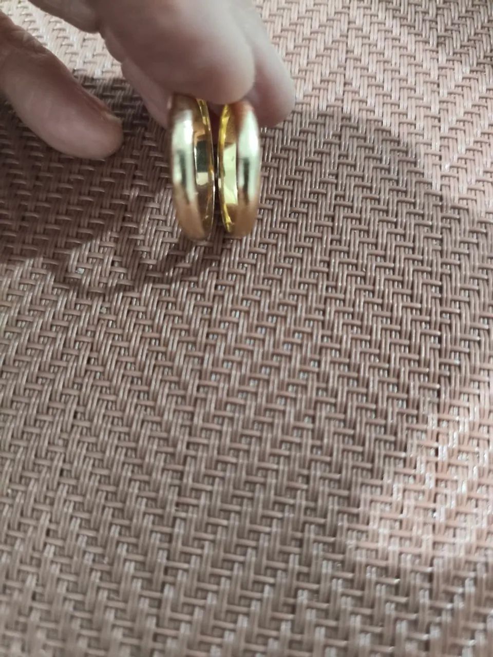 VENDO PAR DE ALIANÇA OURO !  - Foto 5