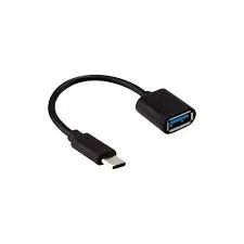 Adaptador Otg Usb Tipo C Para Usb Fêmea 3.0 Preto Compatível Com Celular Notebook Tablet P - Foto 3