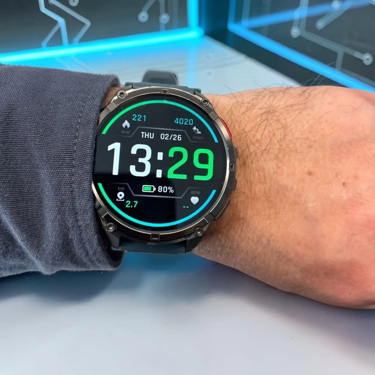 RELÓGIO SMARTWATCH COM SUPER TELA E ULTRA BATERIA