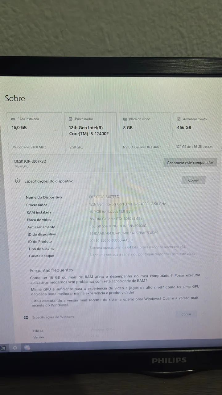 Vendo Pc gamer 