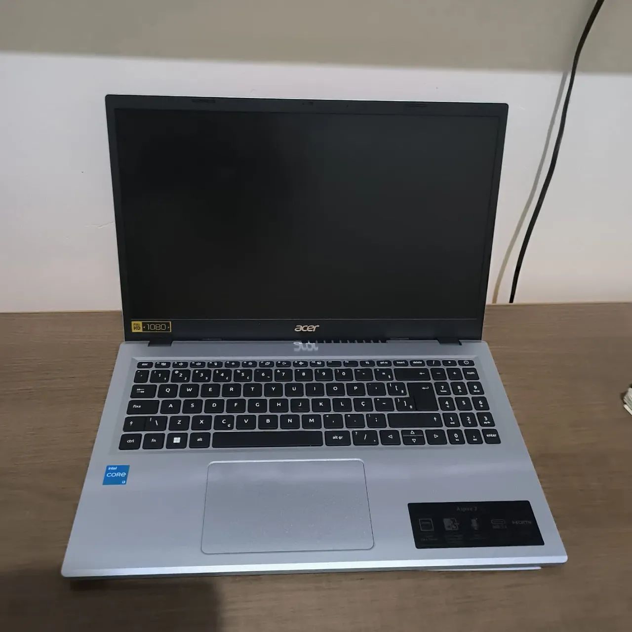 Notebook Acer aspire Intel core 3 8GB de ram 256GB SSS