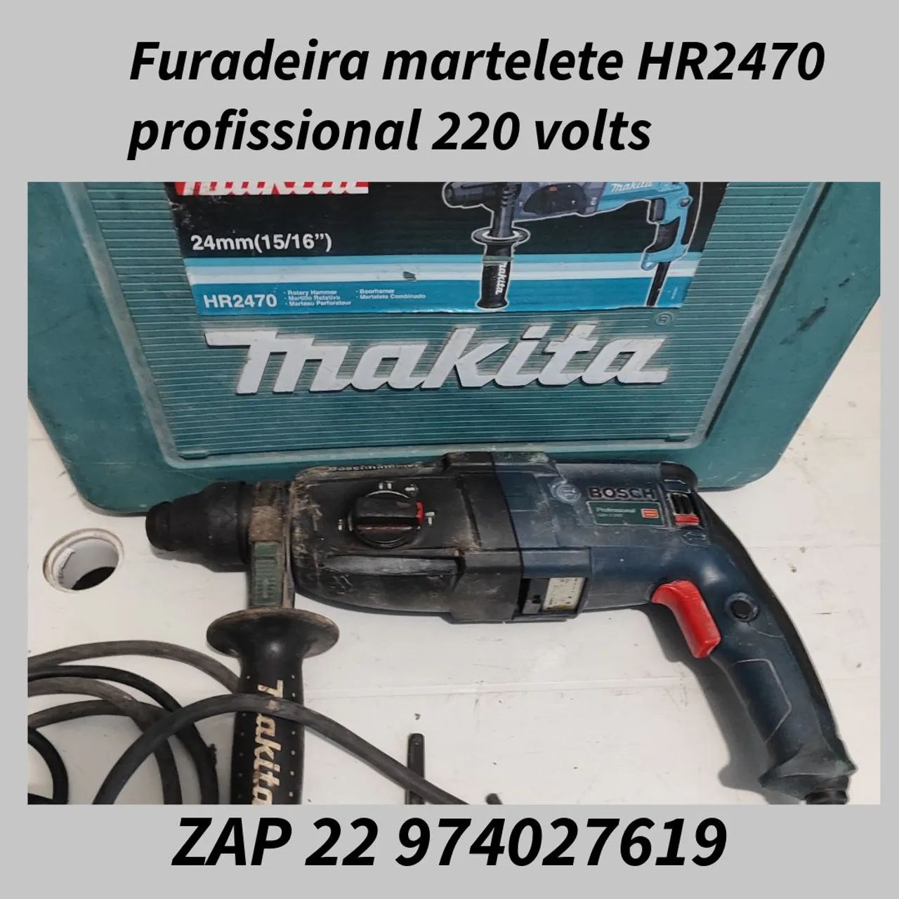 Furadeira martelete profissional 