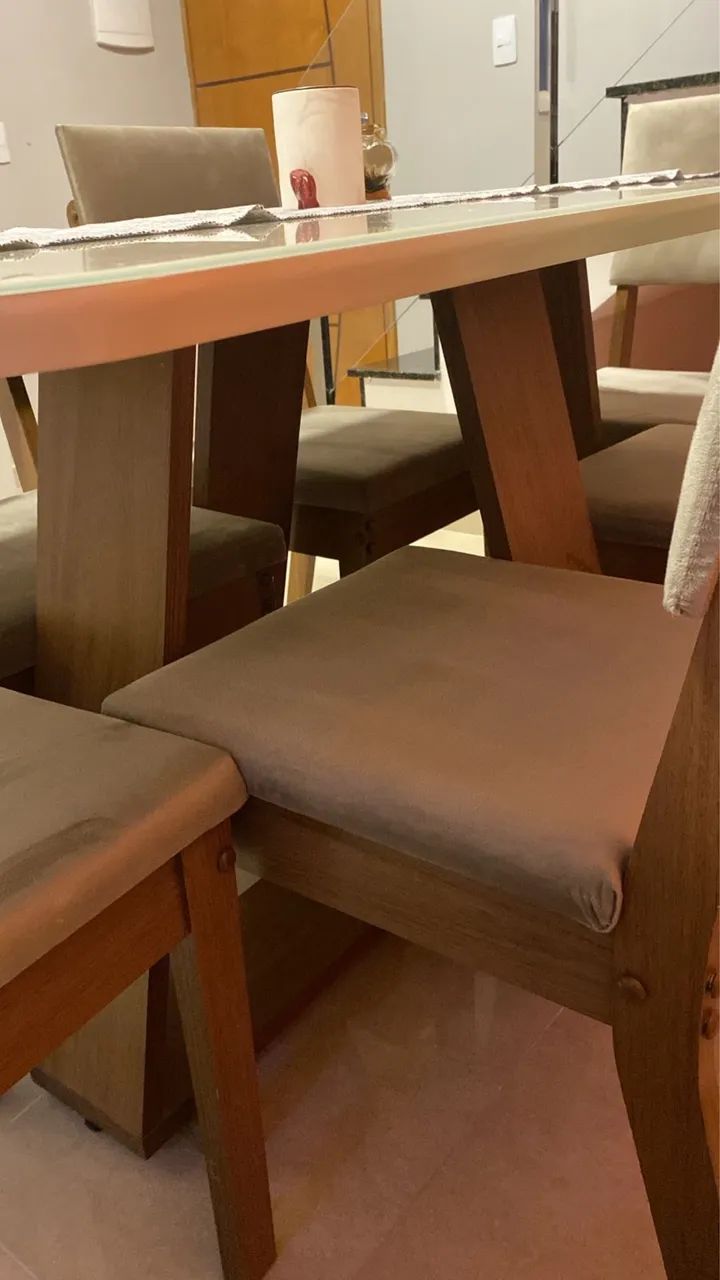 Mesa de jantar com 6 cadeiras  - Foto 2
