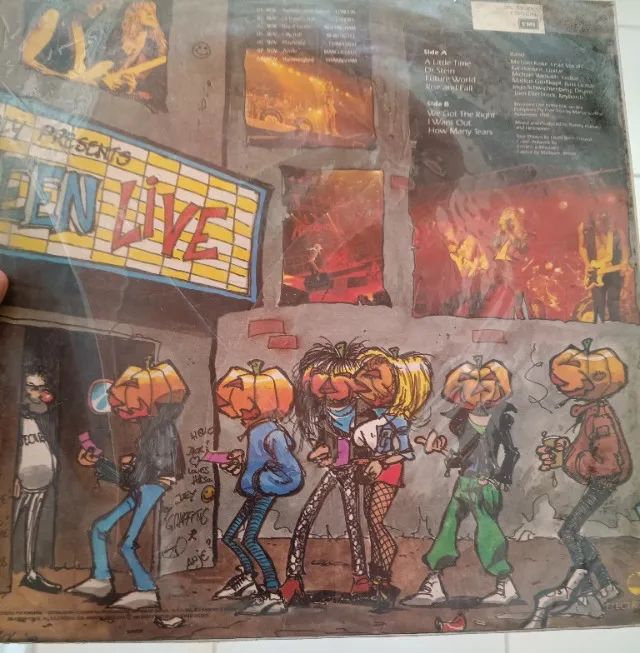 Disco Vinil Conservado Live in the UK do Helloween - Foto 2