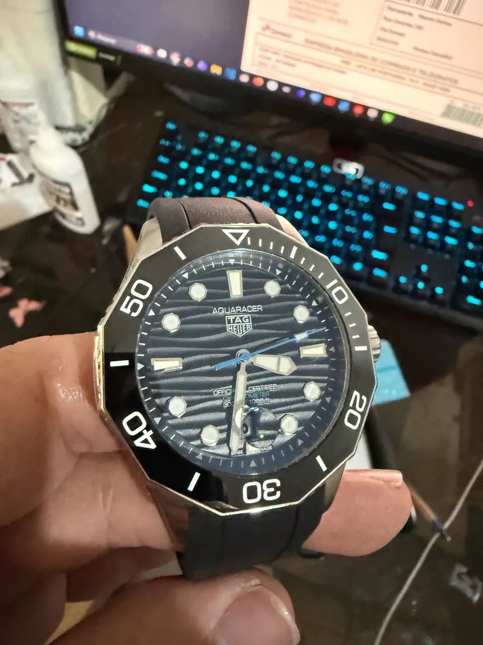 Relógio Tag Aquaracer Automático  - Foto 4