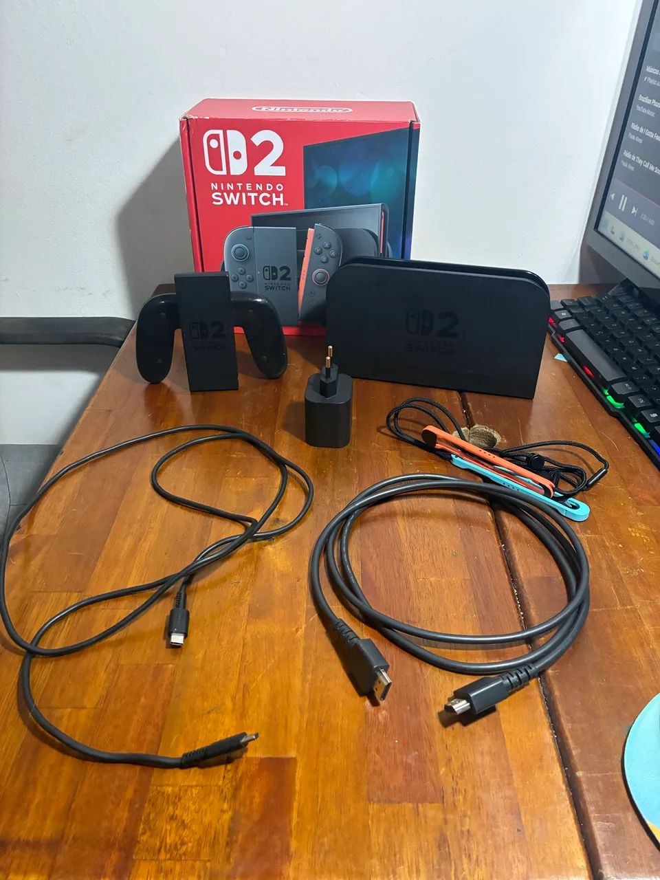 Nintendo Switch 2/ com acessórios  - Foto 3