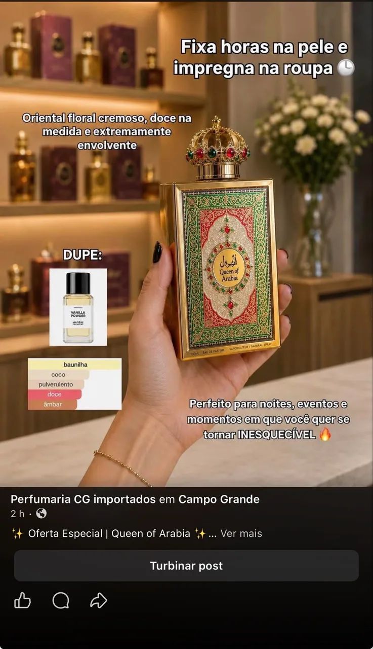 Perfume Árabe Queen of Arabia