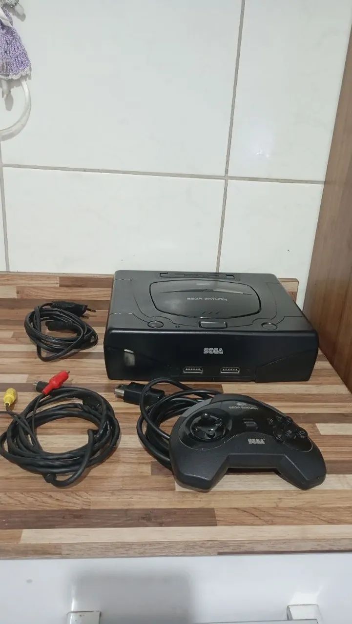 Sega Saturno completo funcionando