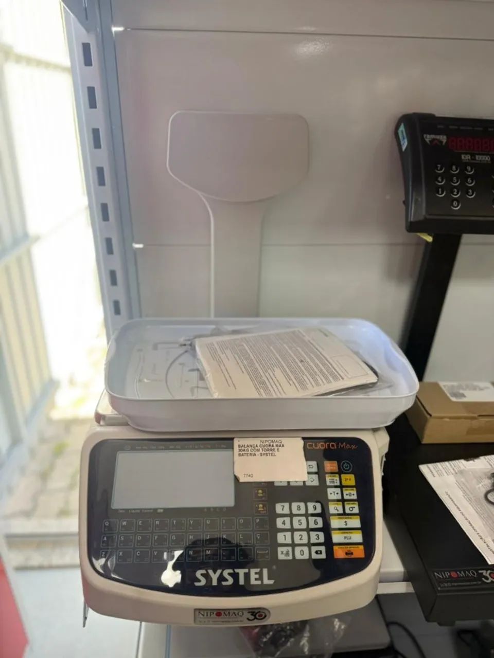 BALANÇA CUORA MAX 30KG COM TORRE E BATERIA - SYSTEL