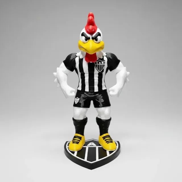 Galo Doido Mascote Em Impressão 3d - Foto 5