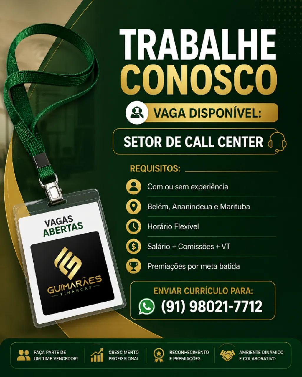 VAGA PARA CALL CENTER