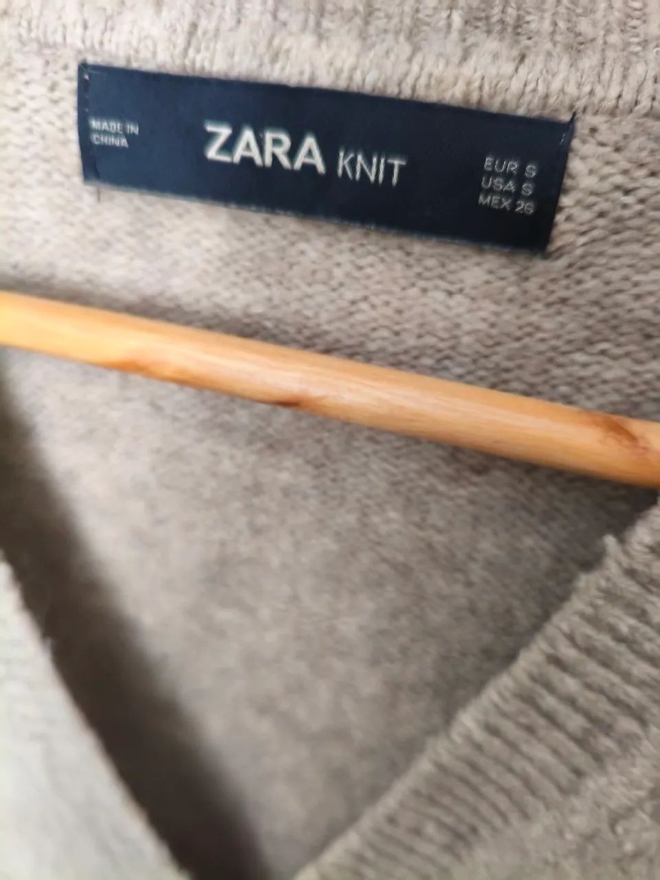 ZARA KNIT cardigã lã  - Foto 3