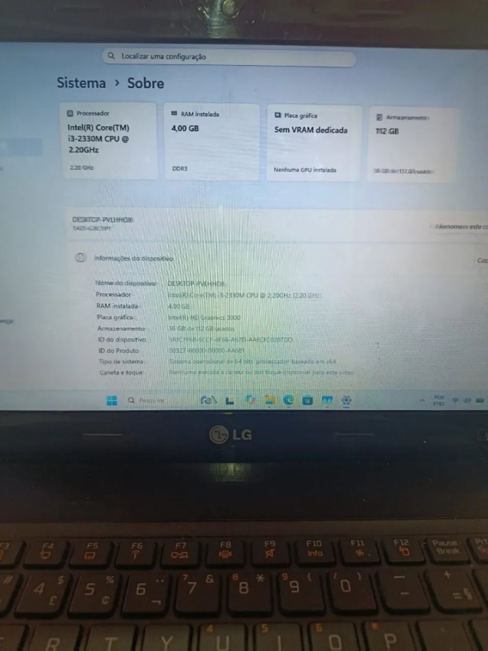 notebook LG i3  *ACEITO OFERTA* - Foto 4