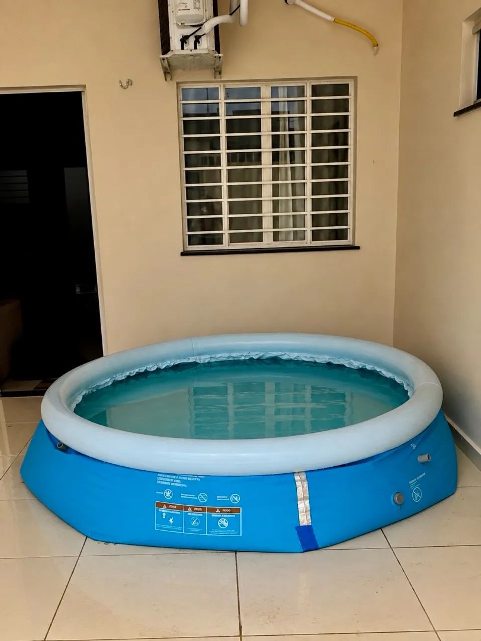 Piscina 4700 L com capa, lona, boia? - Foto 2