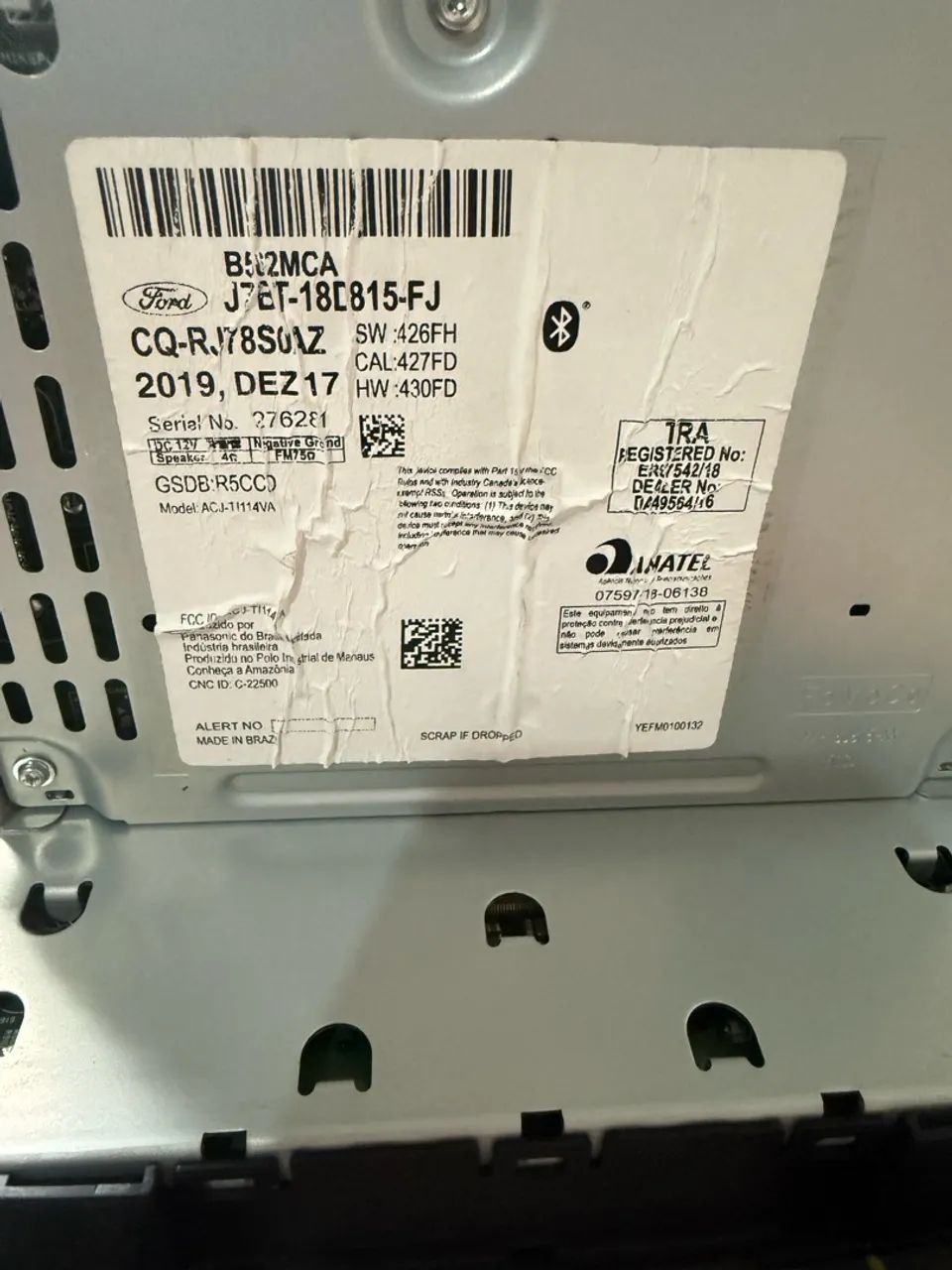 Mídia e Moldura  Ford KA ORIGINAL  - Foto 3