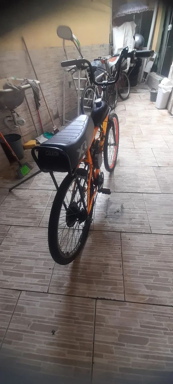 BICICLETA motorizada 80cc ótimo estado - Foto 2