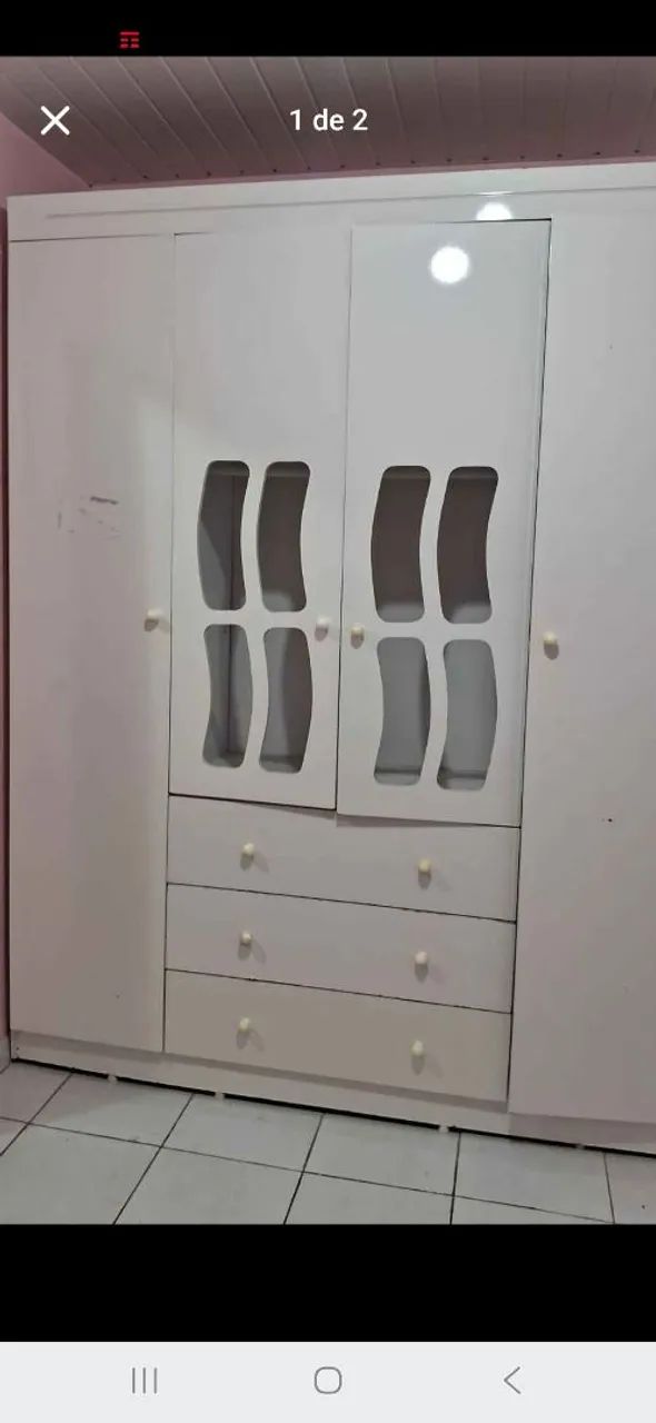 Cama e guarda roupa infantil 