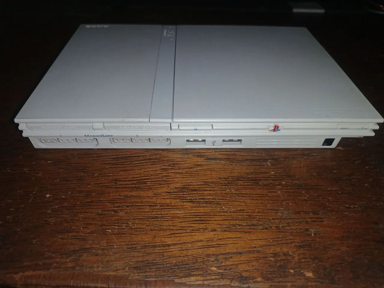 Console Ps2 Branco série 75000 com defeito 