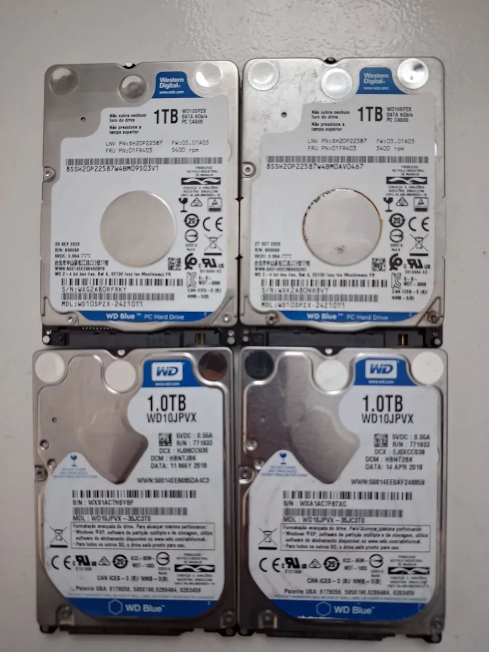 4 HDs wd 1tb notebook 2.5  - Foto 2