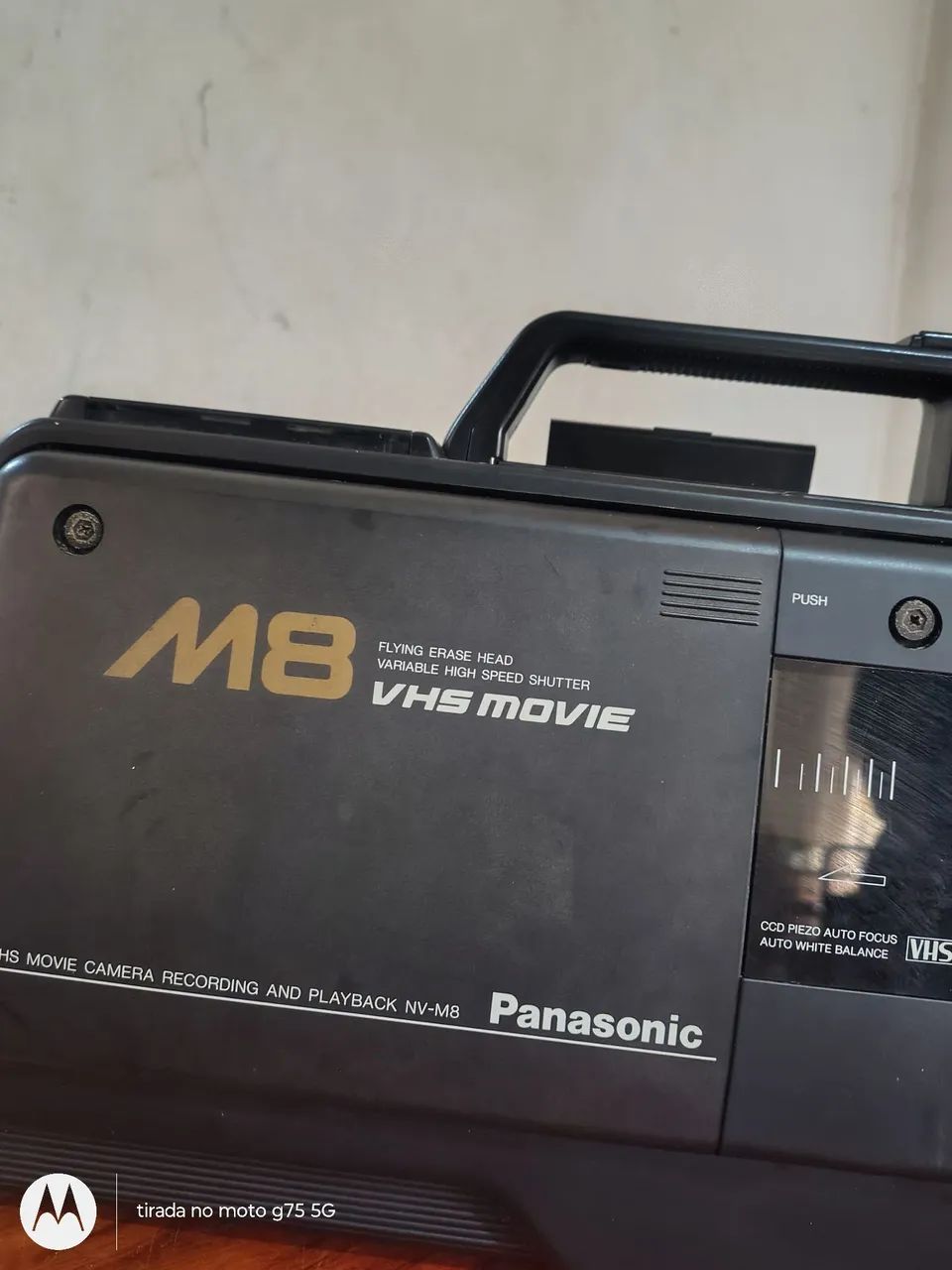 CÂMERA PANASONIC M8 VHS MOVIE 
