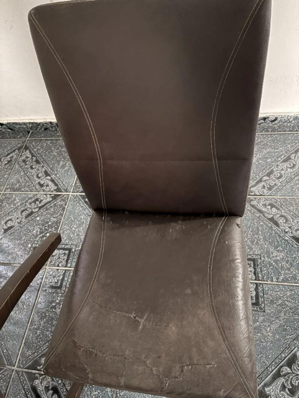 Mesa de jantar Aço com madeira 5 lugares - Foto 3