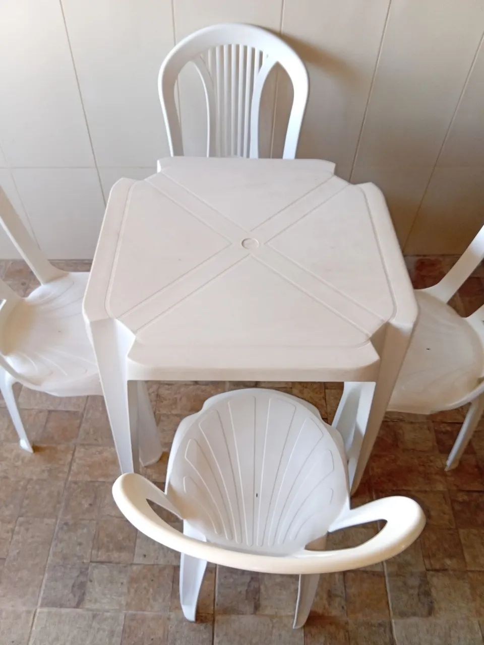 Conjunto mesa e cadeiras pvc - Foto 2