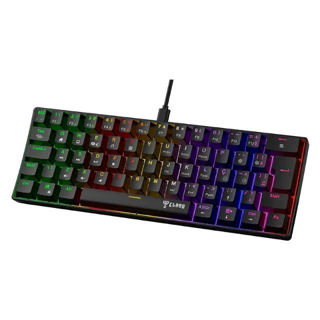 Teclado Mecânico 60% Night Walker V2 Switch Red - Foto 3
