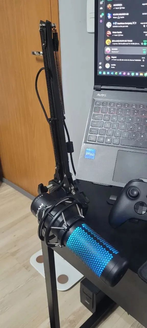 HyperX QuadCast S RGB + Braço Articulado - Foto 2