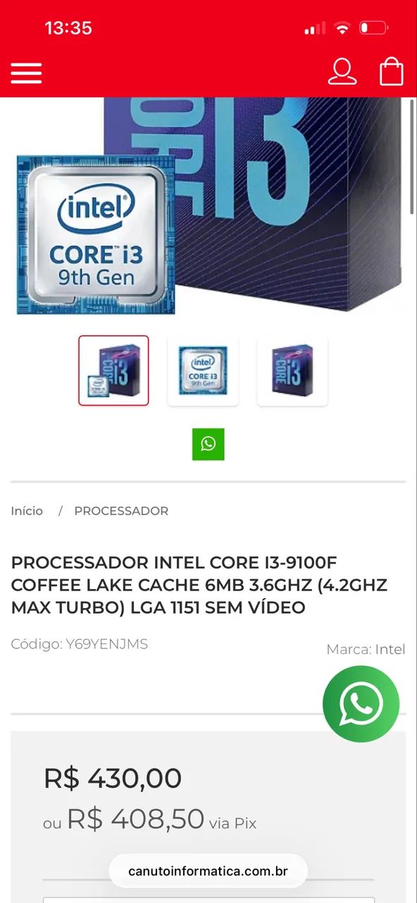 Processador - I3 9100f - Foto 2