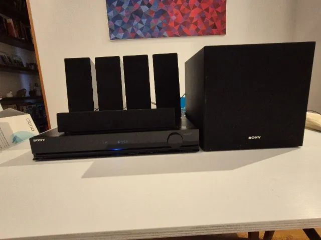 Home Theater Sony 5.1 STR-KS380 - 1000W RMS, HDMI e Som Imersivo
