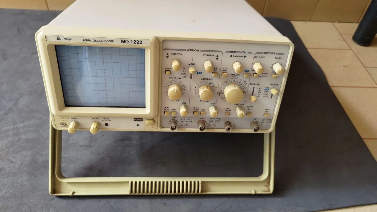 Osciloscópio Minipa 20mhz MO1222<br><br>