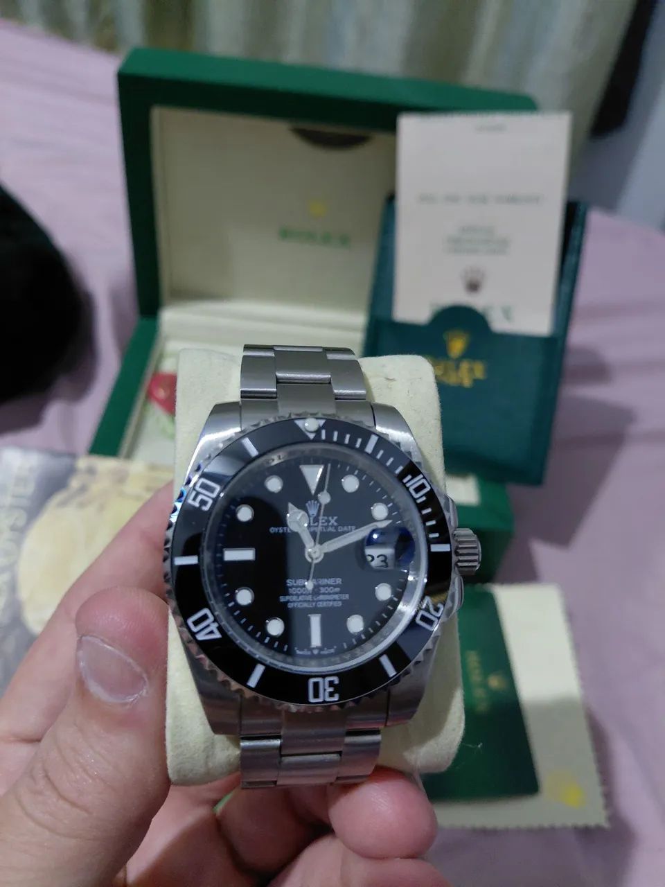 Rolex Submariner AUTOMÁTICO + Caixa Completa  - Foto 2