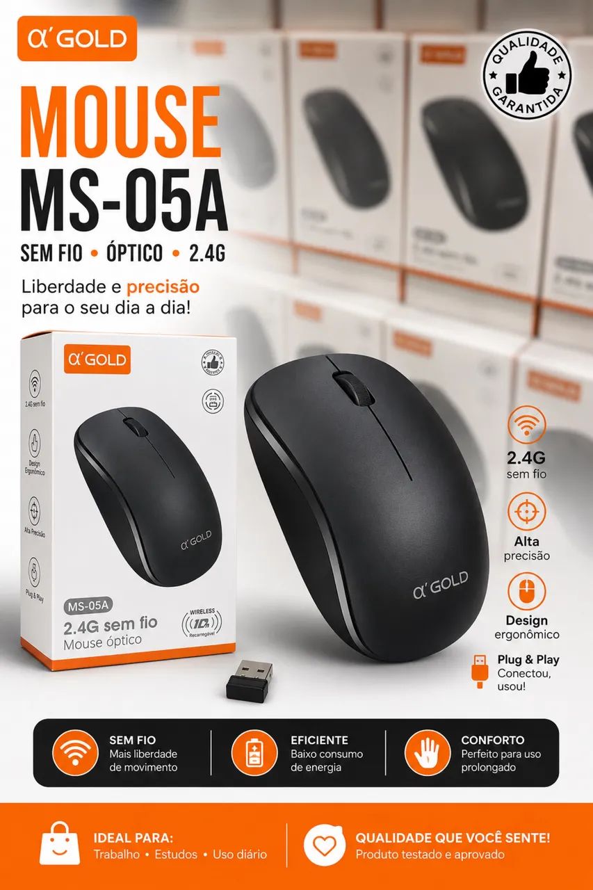 Mouse sem fio 