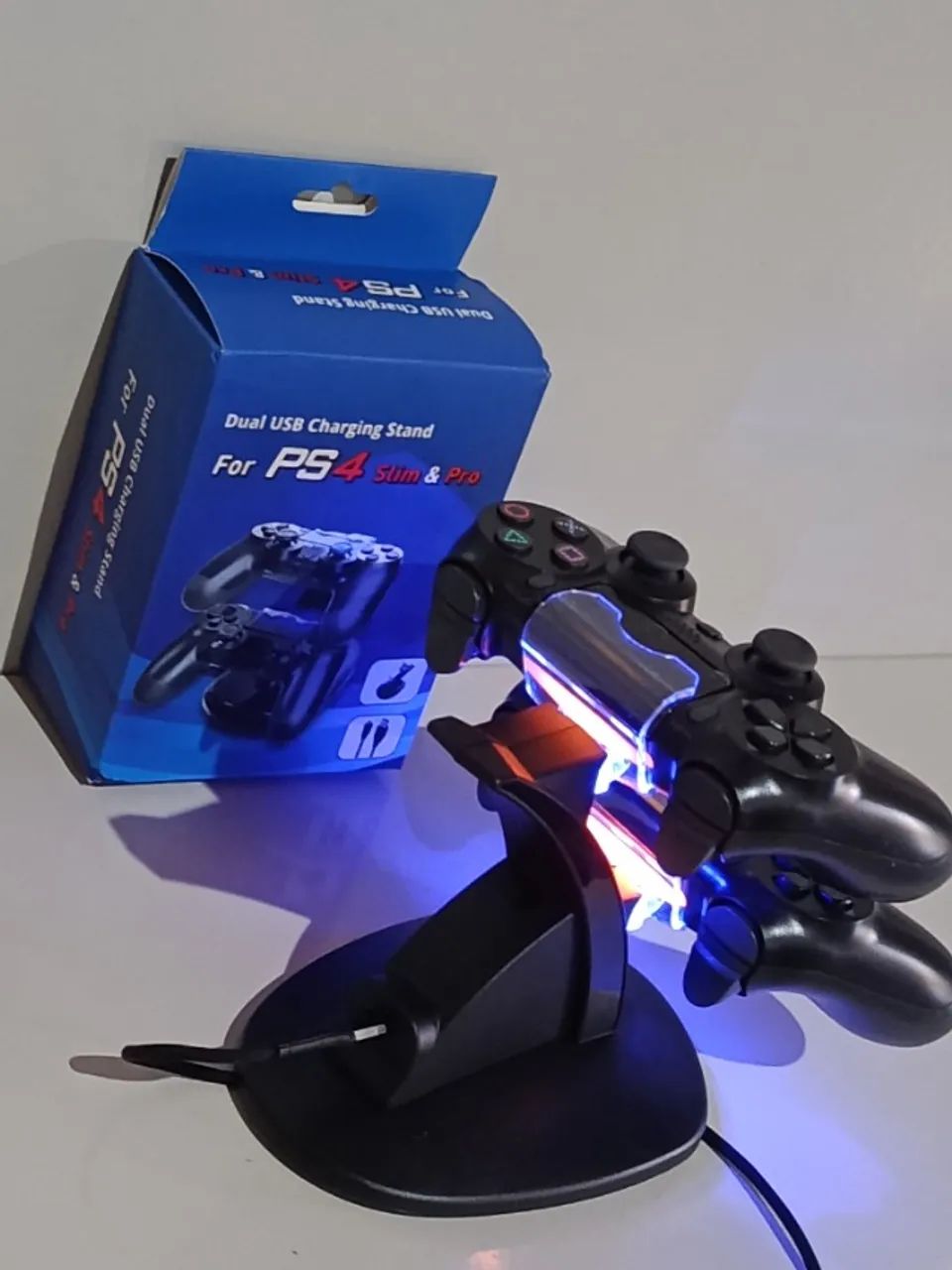 Base Carregadora Dupla para Controle PS4 - Dock para 2 Controles - Foto 4