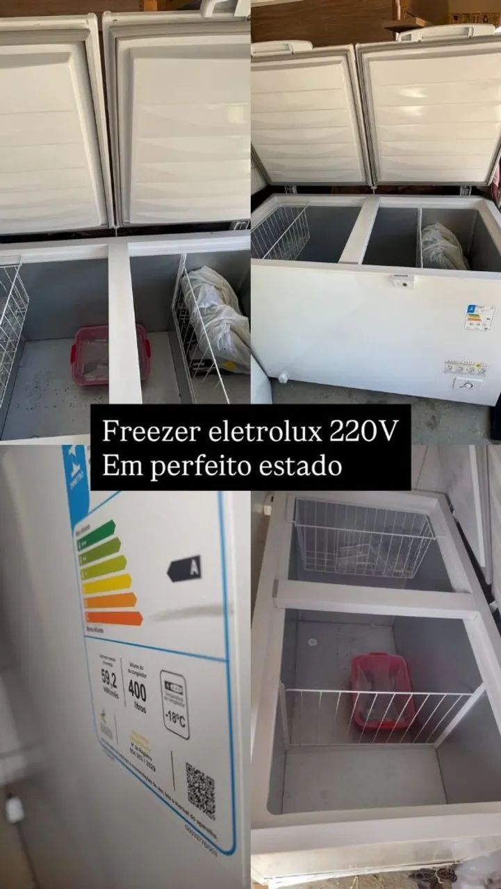 FRK401 中古品 Freezer 220 Eletrolux 400 litros - Geladeiras e Freezers