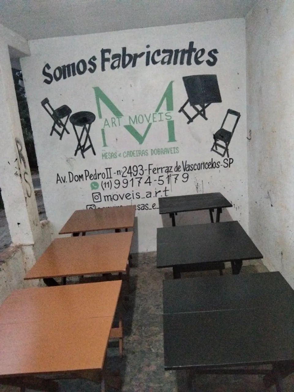 Mesas e cadeiras dobráveis  - Foto 3