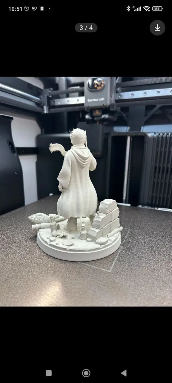 Miniatura Harry Potter Impressa em 3D (Alta Qualidade) - Colecionável - Foto 2