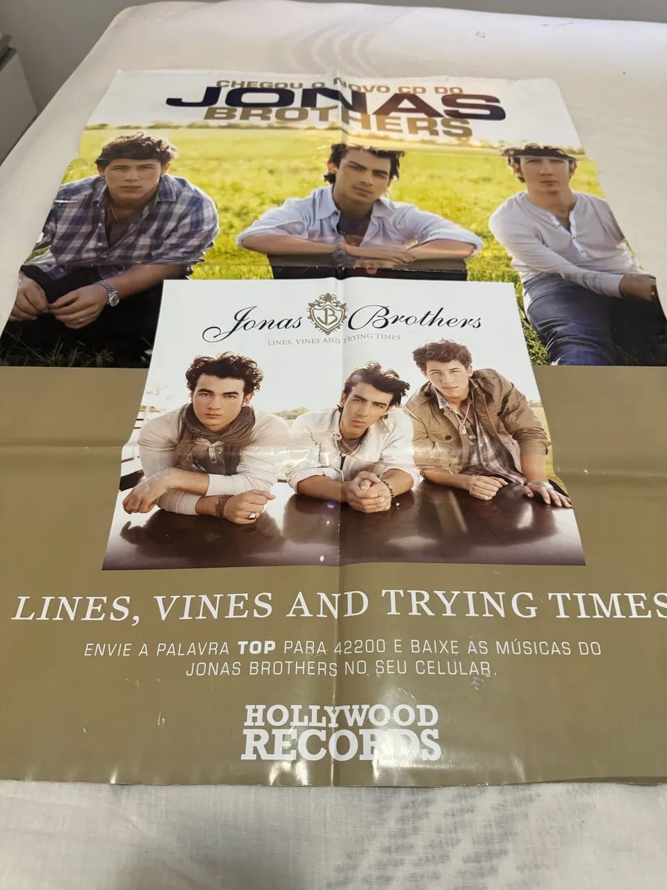 Pôster raríssimo e gigante do Jonas Brothers  - Foto 3