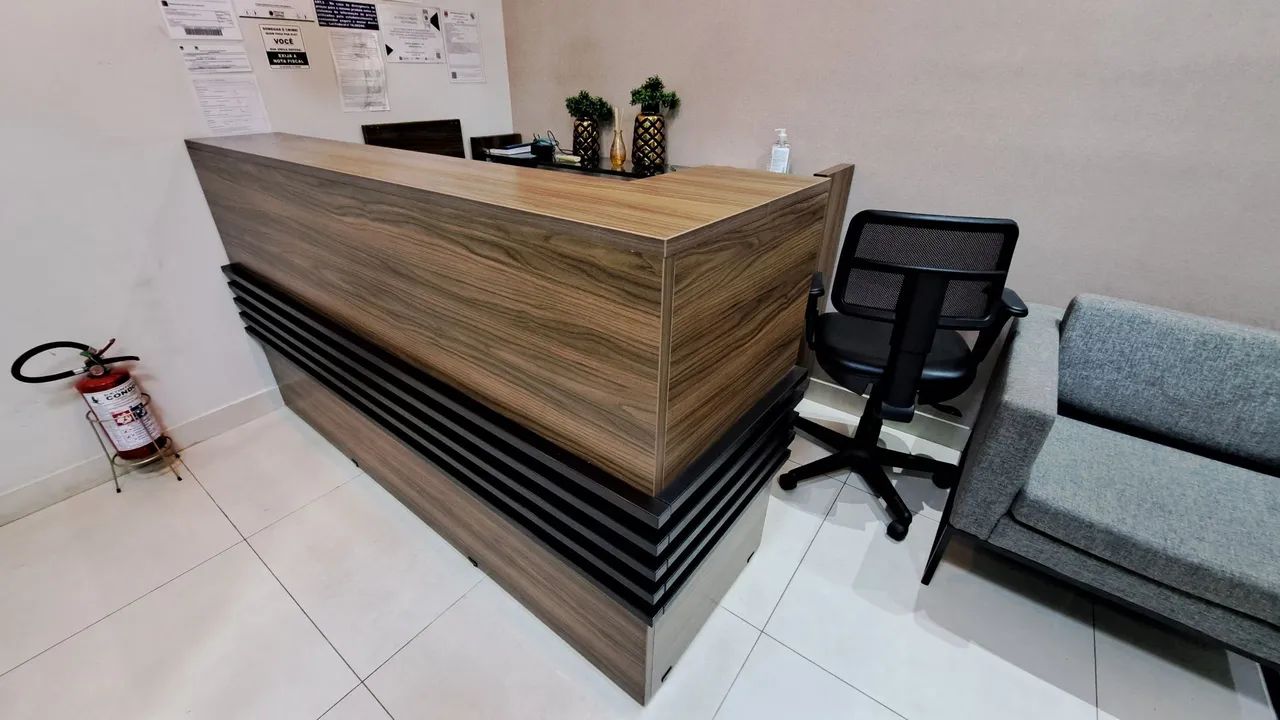 Bancada recepção 