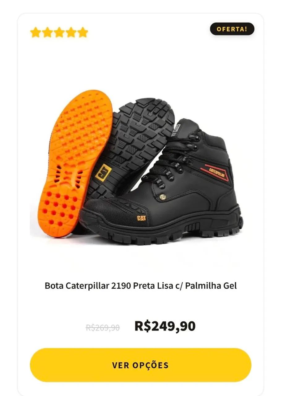 Bota Caterpillar 42  - Foto 2