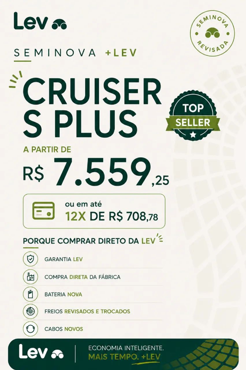 Cruiser S Plus (Bateria 0km)  - Foto 4