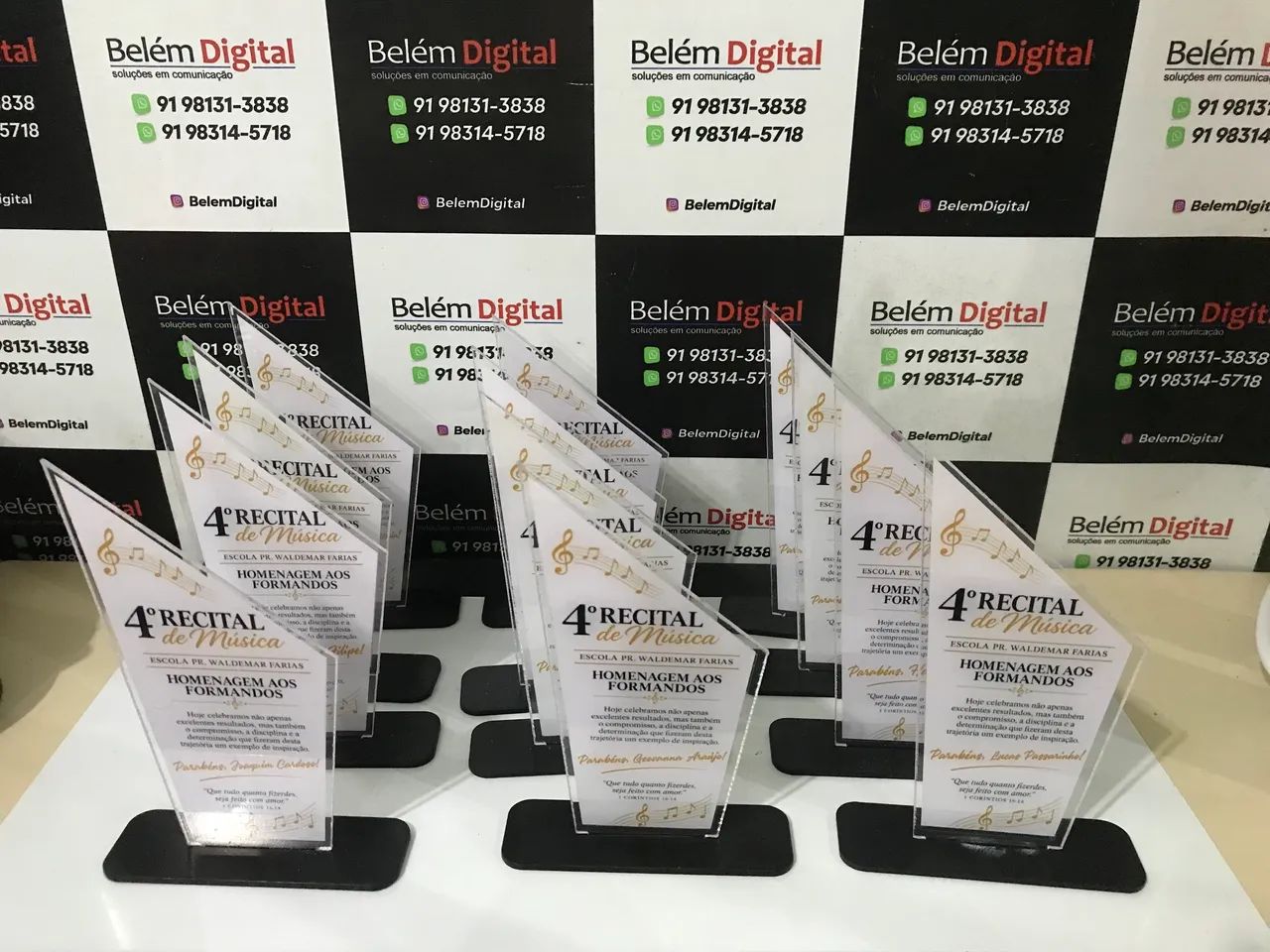 Troféu acrílico personalizado  - Foto 4
