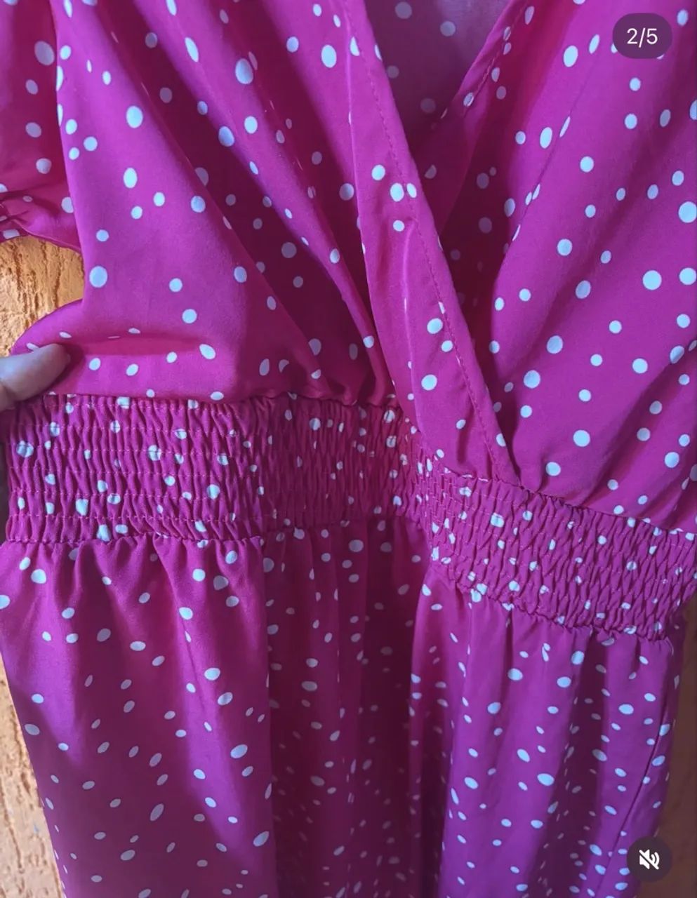 Vestido rosa poá - Foto 2