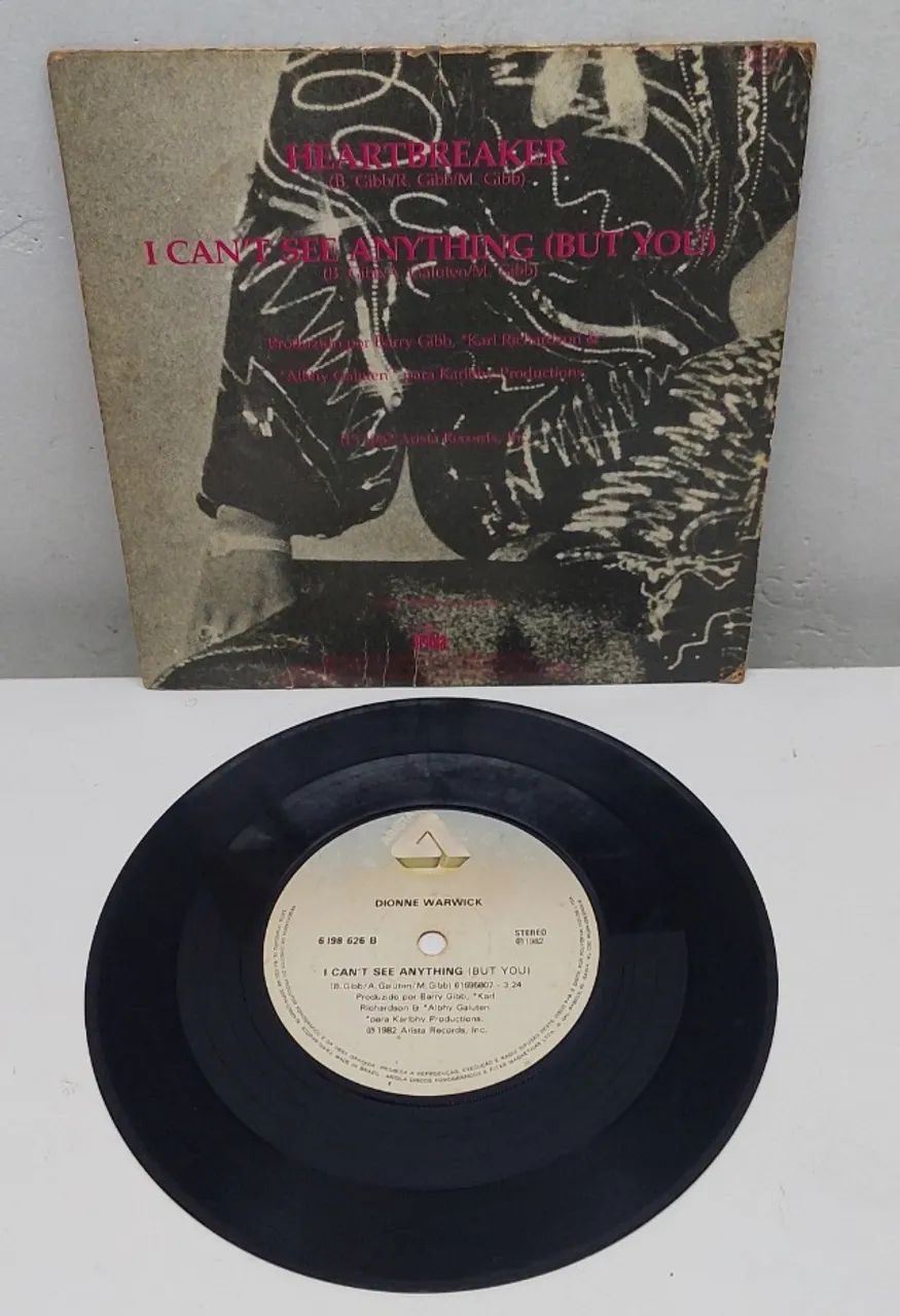 Lp Disco de Vinil Compacto - Dionne Warwick - Heartbreaker 1982 - Foto 4