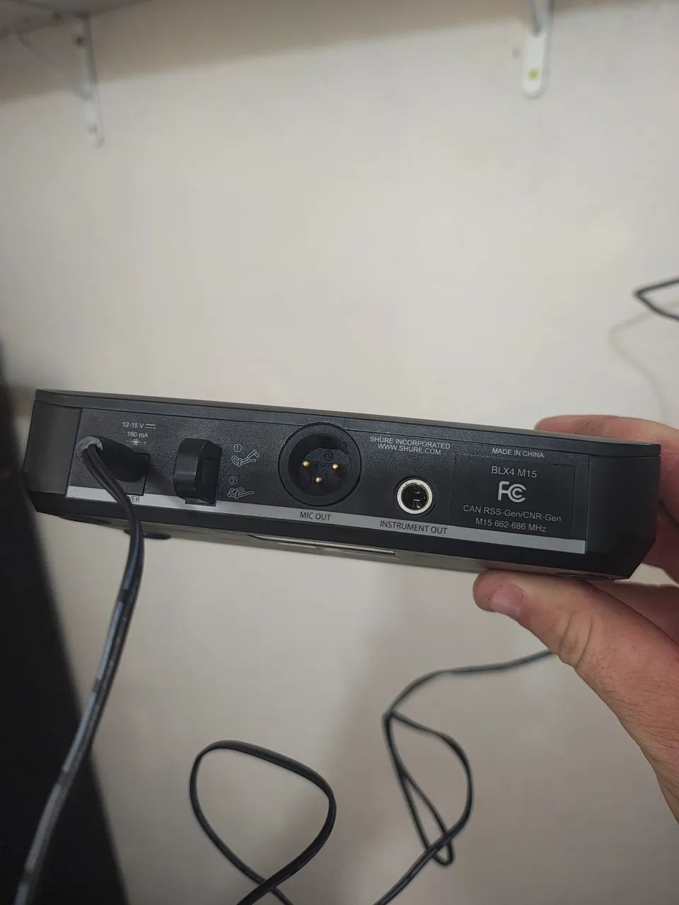 Microfone sem fio Shure Blx4 - Com Case Original  - Foto 2
