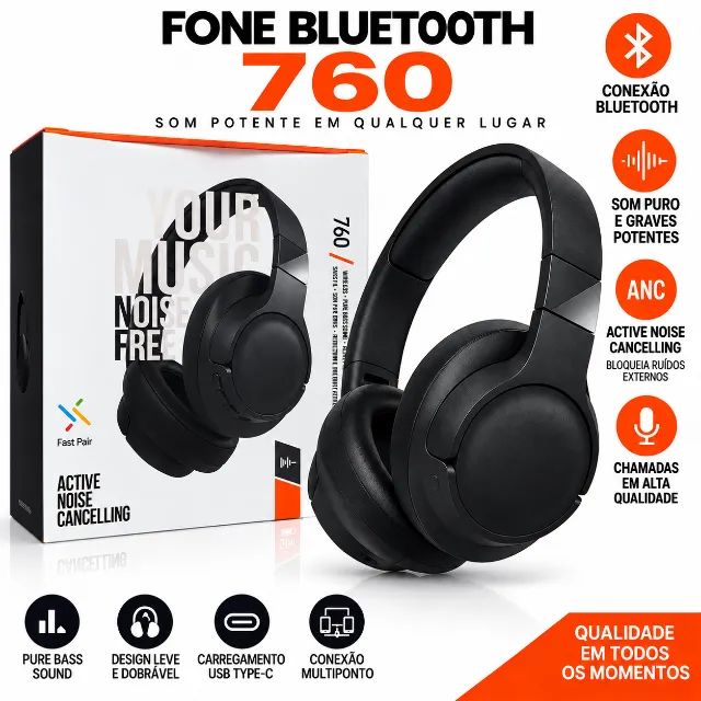 Fone bluetooth 760