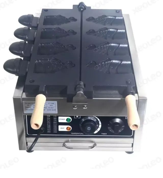 Máquina de Taiyaky 4 pçs
