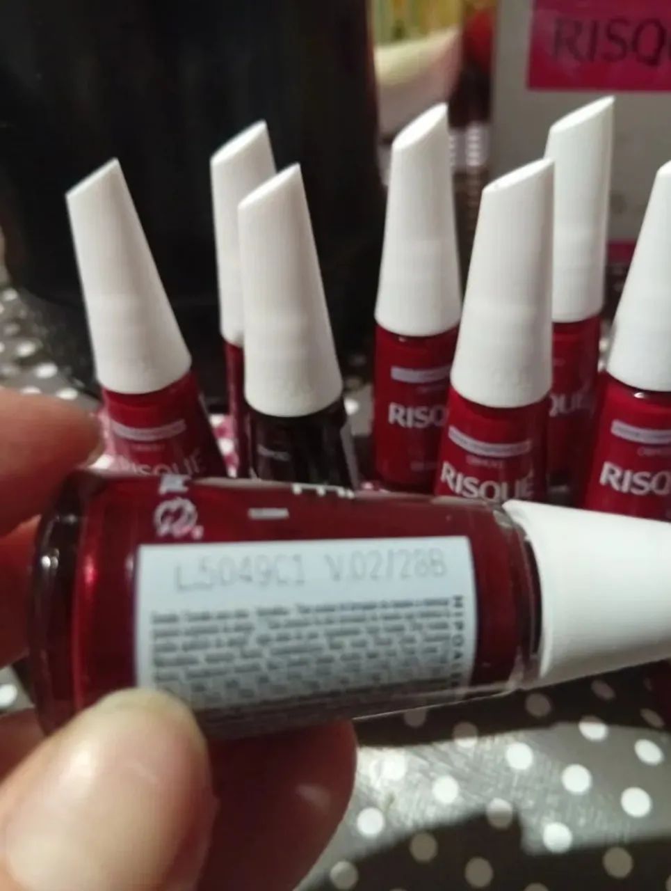 Kit 10 Esmaltes Risque Vermelhos Clássicos Vermelho - Foto 4
