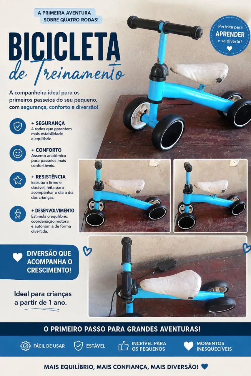 Bicicleta de treinamento 