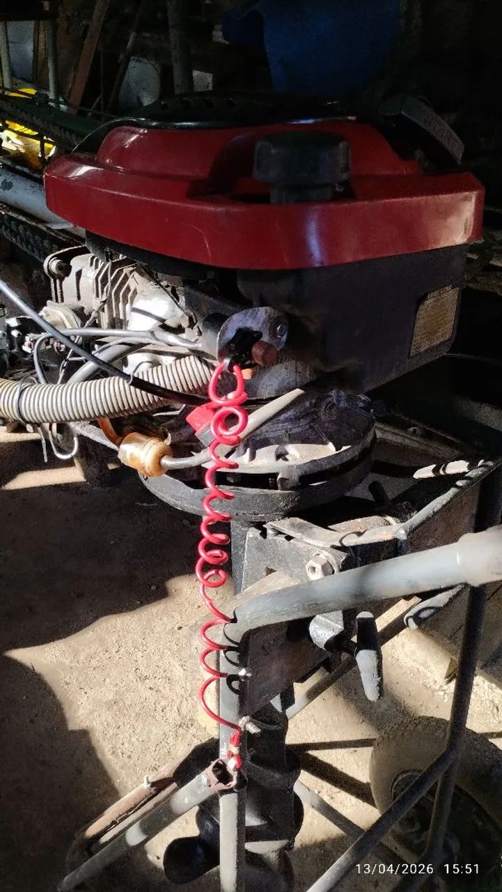 Motor popa pantaneiro 6,5 HP 4tempos - Foto 3